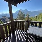 Terrasse Sud Vue Montagnes Pra Loup 1500 *