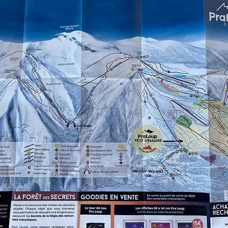 דירה Terrasse Sud Vue Montagnes Pra Loup 1500 La Maure
