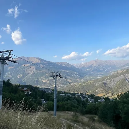 Terrasse Sud Vue Montagnes Pra Loup 1500 דירה
